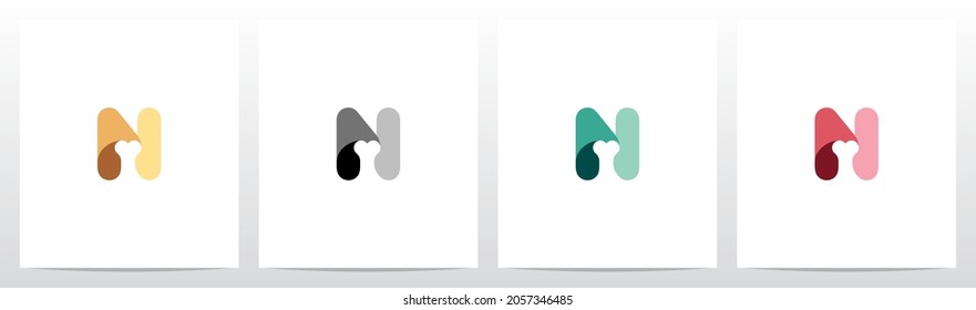 Bone On Letter Logo Design N