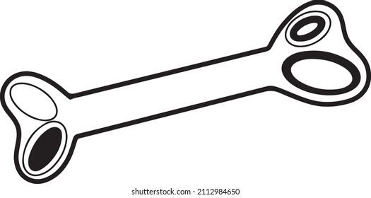 The bone. One of the witch shop's items.
