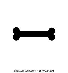 Bone outline icon. Symbol, logo illustration for mobile concept and web design.