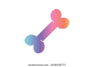 Bone Pastel Metallic Sticker Design