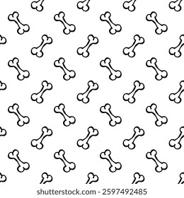 Bone pattern background. Bones seamless pattern background. Bone skeleton pattern background.