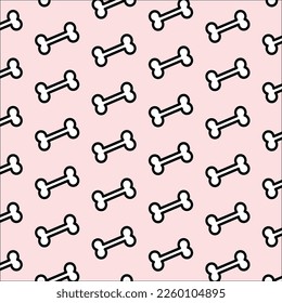 Bone pattern, background, bone background, vector pattern