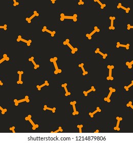 Bone pattern. Seamless vector