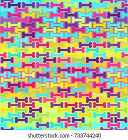 Bone pattern. Seamless vector
