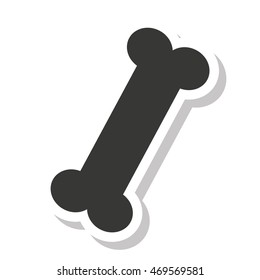 bone pet isolated icon vector illustration design