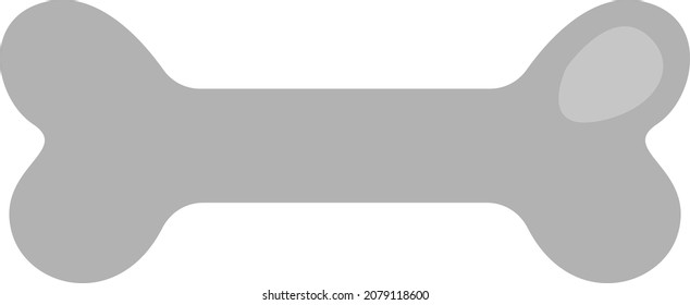 Bone for pets, illustration, vector, on a white background.