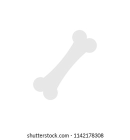 Bone picture. Flat icon.