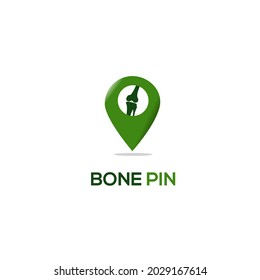 Bone point logo design concept modern