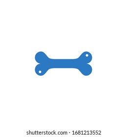 Bone related vector glyph icon. Isolated on white background. Vector illustration.