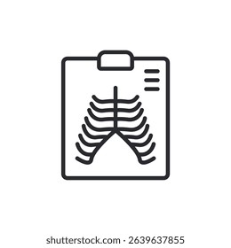 bone scan icons isolated on White Background. Flat style design
