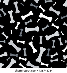 Bone seamless pattern. Background with dog bone. Bone for dog seamless texture
