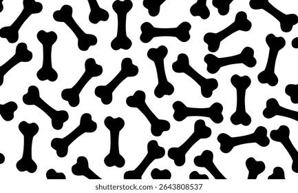 Bone seamless pattern for decoration. Vector bone patterns for textile backgrounds and designs, for commercial products or product packaging