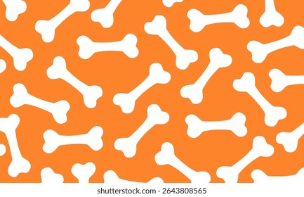 Bone seamless pattern for decoration. Vector bone patterns for textile backgrounds and designs, for commercial products or product packaging
