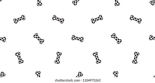 bone seamless pattern dog vector polka dot repeat background wallpaper isolated