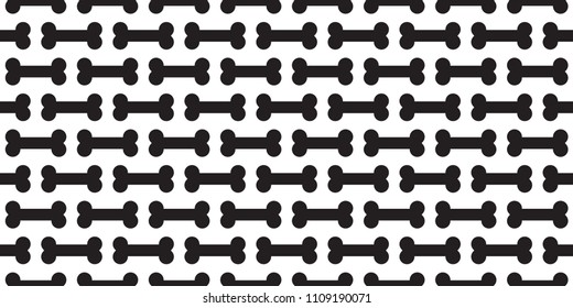 bone seamless pattern dog bone vector halloween background repeat wallpaper isolated white