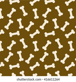 Bone seamless pattern illustration for zoo design