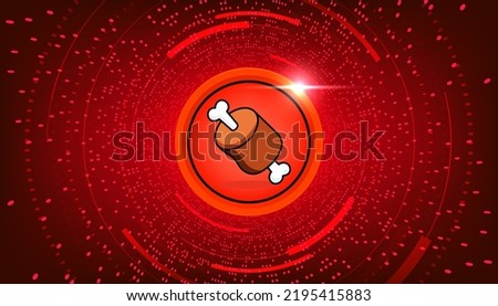Bone ShibaSwap (BONE) crypto currency themed banner. BONE icon on modern black color background.