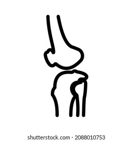 bone. simple medical icon design, best used for banner, flayer, or web application. Editable stroke with EPS 10 file format