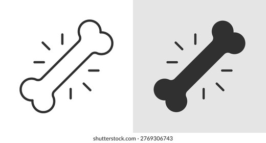 Bone strength icon representing skeletal health, calcium support, and strong bones for mobility and overall body stability.