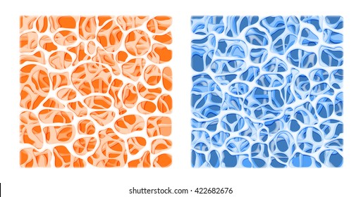 Bone Structure. Vector Background