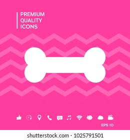 Bone symbol icon