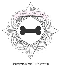 Bone symbol icon