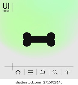 Bone symbol icon. Element for your design