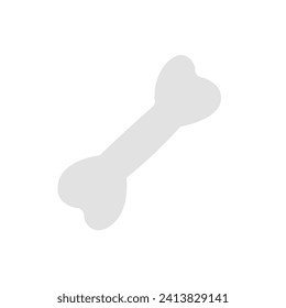 Bone symbol vector icon emoji