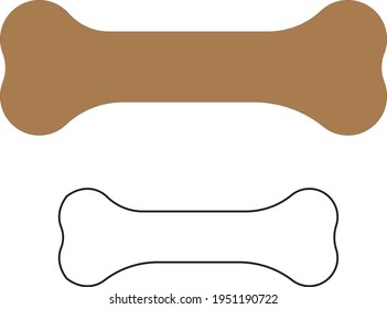 bone vector drawing art illustration 
