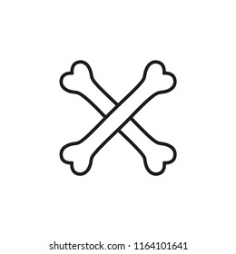 bone vector icon 