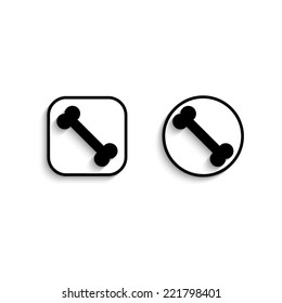Bone  - vector icon