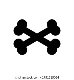 Bone   vector icon dog symbol