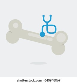  Bone vector illustration: Hospital