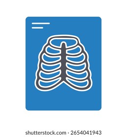 Bone x ray :Vector Icon which can easily modify or edit
