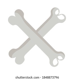 bones crossed isolated style icon vector illustration design