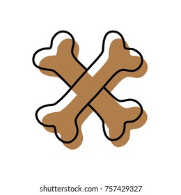bones dangerous alert symbol of death