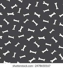 Bones for dogs vector simple pattern.