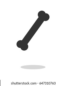 Bones flat icon. Single high quality outline symbol of human body for web design or mobile app. Thin line signs of bone for design logo, visit card, etc. Outline pictogram of bone