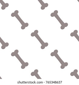bones in a flat style on a white background, for wallpaper pattern