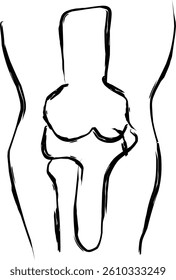 bones icon in Doodle style 