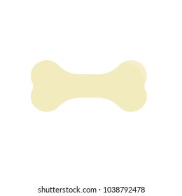 bones icon in flat style isolated vector illustration on white transparent background