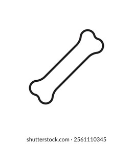 Bones icon Outline vector line symbol