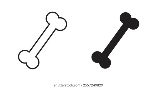 Bones Icon set. vector illustration set