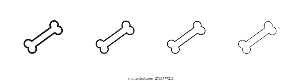 Bones icon symbol. Modern, simple line stroke collection