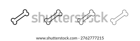 Bones icon symbol. Modern, simple line stroke collection