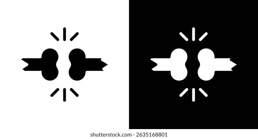 Bones icon symbols. Vector illustration.