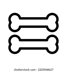 Bones Icon Vector Symbol Design Illustration