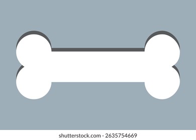 Ilustración de diseño de símbolo de Vector de ícono de huesos.