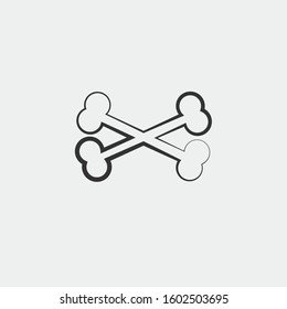 bones icon vector for web and graphic design