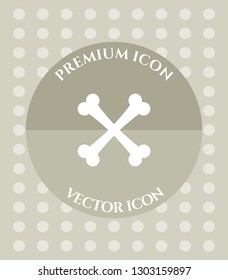 Bones Icon for Web. Application, Software & Graphic Design.